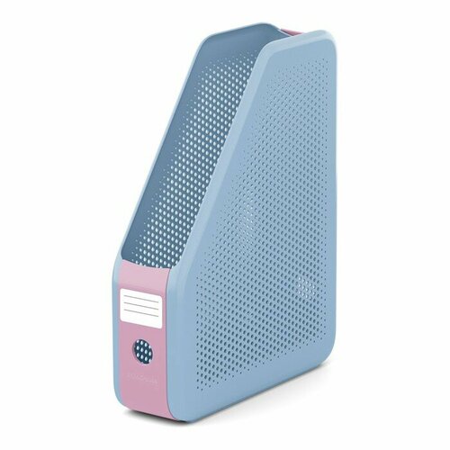 Лоток для бумаг вертикальный 75 мм ErichKrause Forte Manga пластиковый голубойрозовый 1112₽