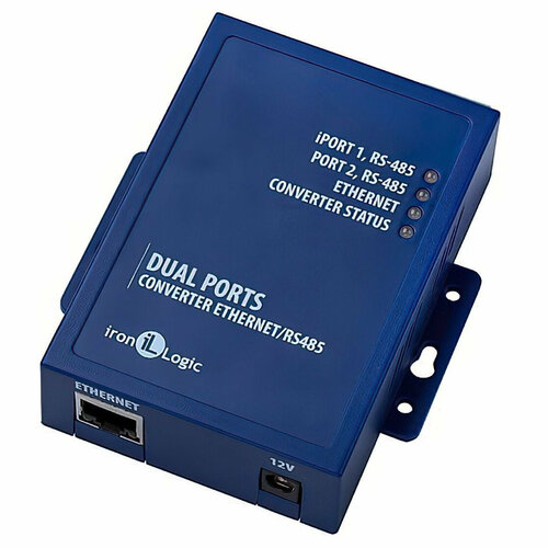 Z-397 (мод. WEB) IronLogicСпециализированный конвертер Ethernet/RS-485 x2 ds1102p конвертер rs232 rs485 ethernet poe питание через ethernet