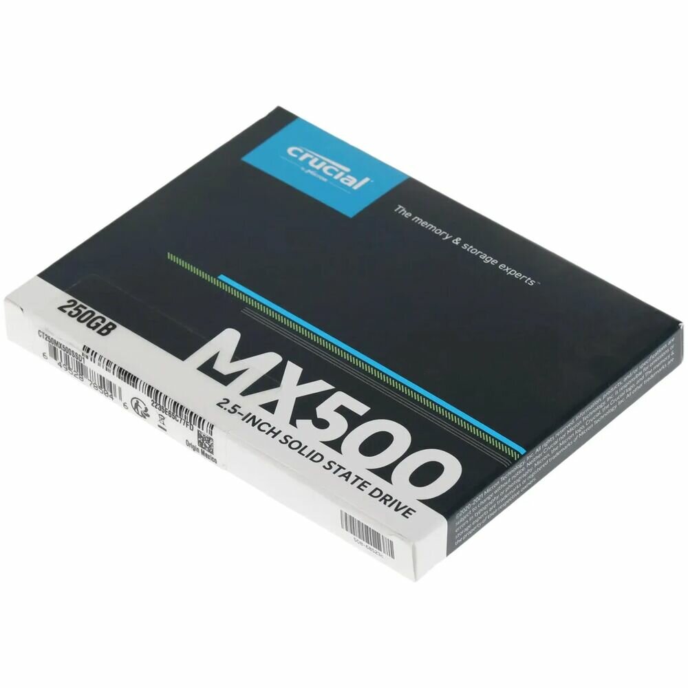 SSD накопитель CRUCIAL MX500 250Гб, 2.5", SATA III - фото №9