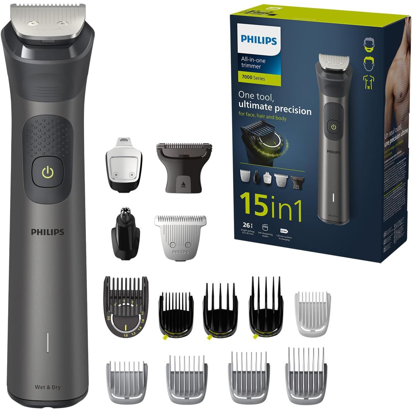 Электробритва Philips All-in-one trimmer 7000 Series MG7950/15 серый MG7950/15