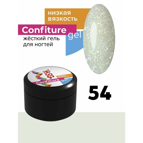 Жёсткий гель для наращивания ногтей BSG Confiture 54