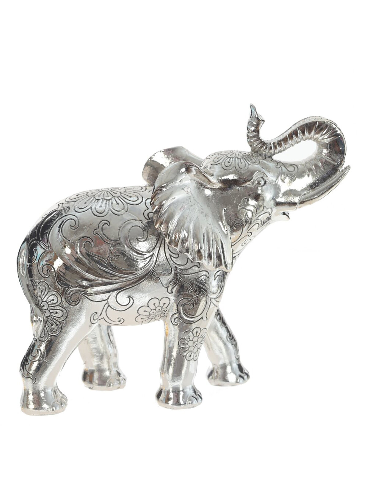 фото Фигурка декоративная Remecoclub Слон из полимера, 19x21,5x9 см