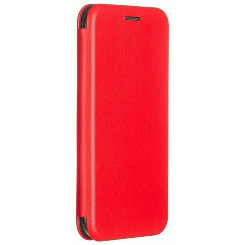 Чехол книжка для Samsung Galaxy S10 Lite красная с магнитной застежкой с визитницей