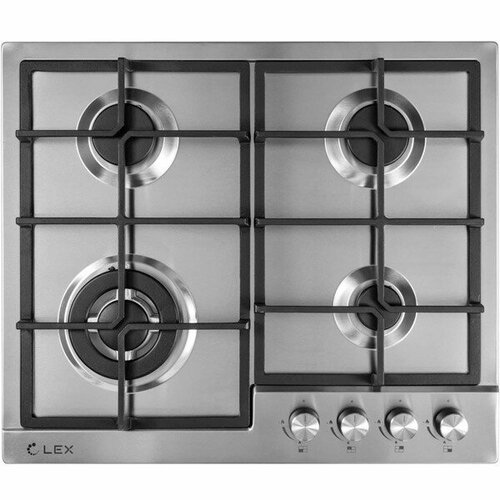 Встраиваемая газовая варочная панель Lex GVS 640 IX 2722000₽