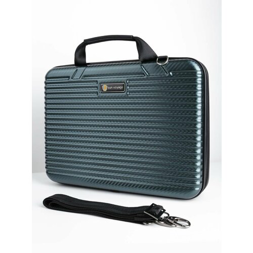 Сумка кейс для ноутбука с плечевым ремнем/ Поликарбонат/ 15 дюймов