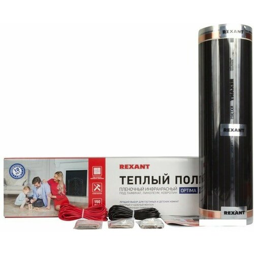 Теплый пол Rexant Optima 150 11 кв м 1650 Вт 17396₽