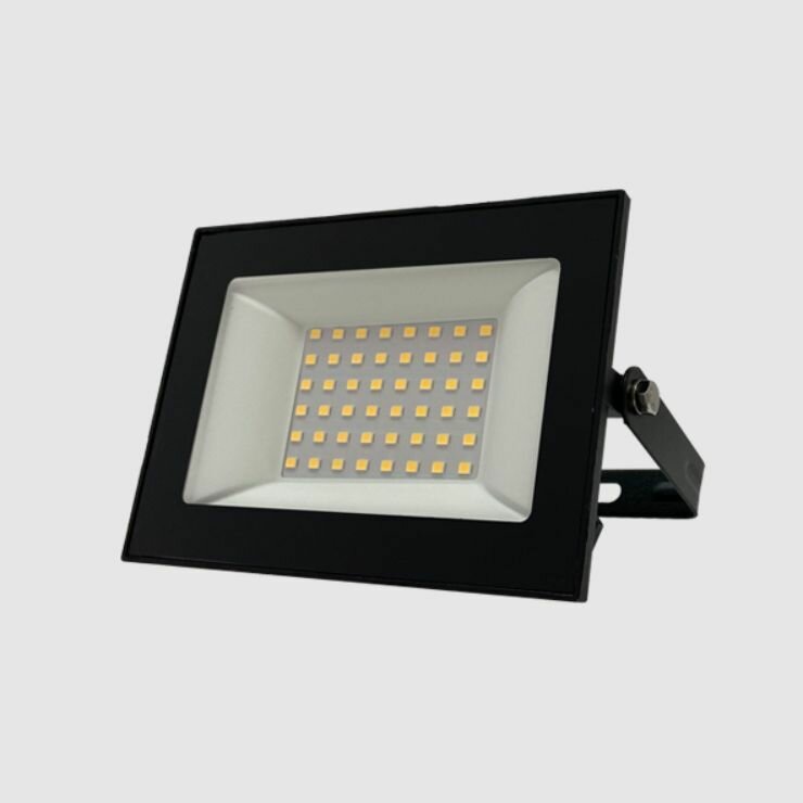 Прожектор светодиодный FL-LED Light-PAD 50W Black 2700К 4250Лм AC220-240В 145x112x30мм FOTON