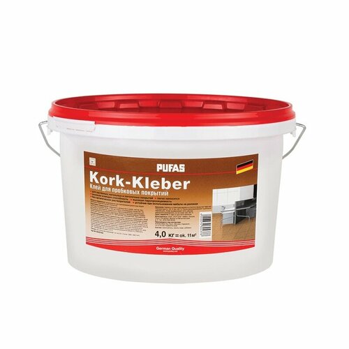 Пуфас Клей для пробковых покрытий мороз 4кг Россия 2944₽