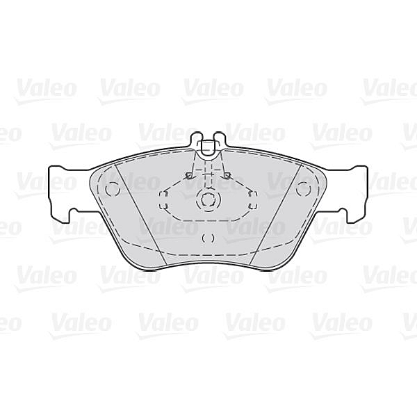 Передние тормозные колодки Mercedes W210 / W202 / C208 2.0-2.8 (дисковые Valeo 301357) ZI301357