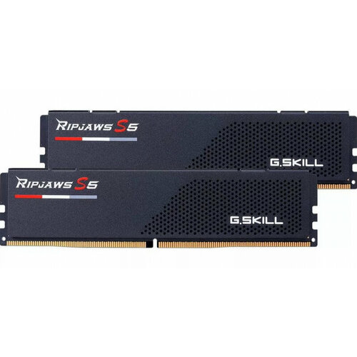 Оперативная память GSKILL RIPJAWS S5 Black F5-6400J3239F24GX2-RS5K DIMM DDR5 48Гб6400МГц CL32 2x24Гб радиатор 2338500₽
