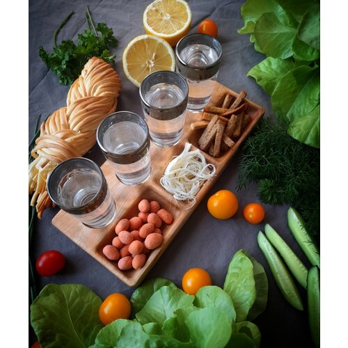 Подставка для 4 рюмок / шотов