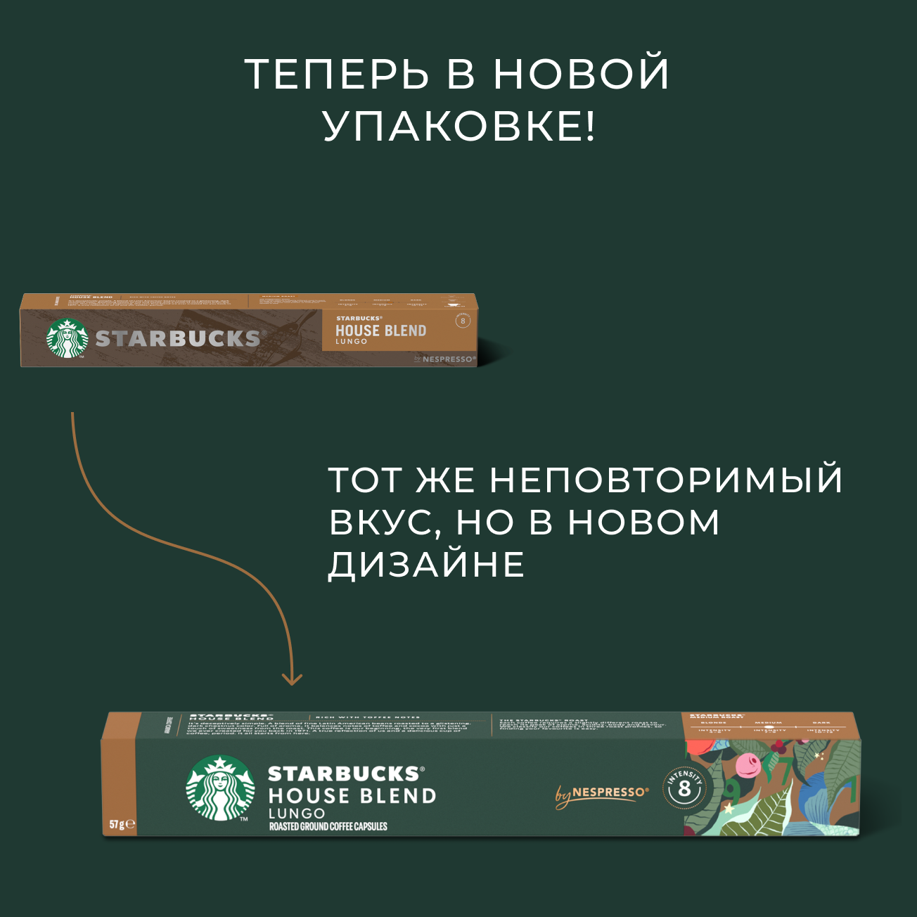 Кофе в капсулах Starbucks Nespresso Capsules House Blend, Старбакс в капсулах для кофемашины Неспрессо, эспрессо, 10 штук - фотография № 5