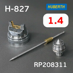Сопло для Huberth H827 (1,4мм) ремкомплект ремнабор краскопульта