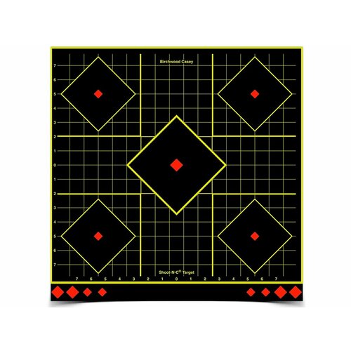 Мишень осыпающаяся Birchwood Shoot•N•C Sight-In Target 17.25″ 5шт. BC-34175