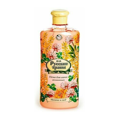 Русские травы пена для ванн Молоко и мед 500ил