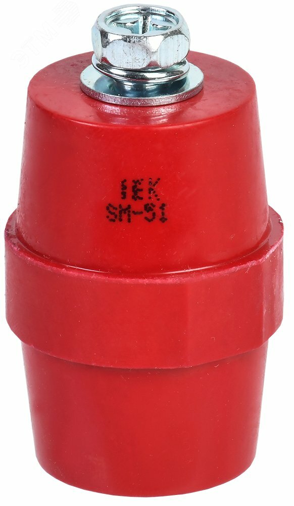 Изолятор силовой IEK SM51 YIS11-51-15-B, с болтом, шинодержатель, 1 шт