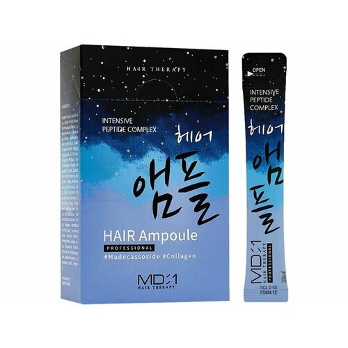 Ампульная маска для волос с интенсивным пептидным комплексом MD-1 Hair Therapy Intensive Peptide Complex Hair Ampoule