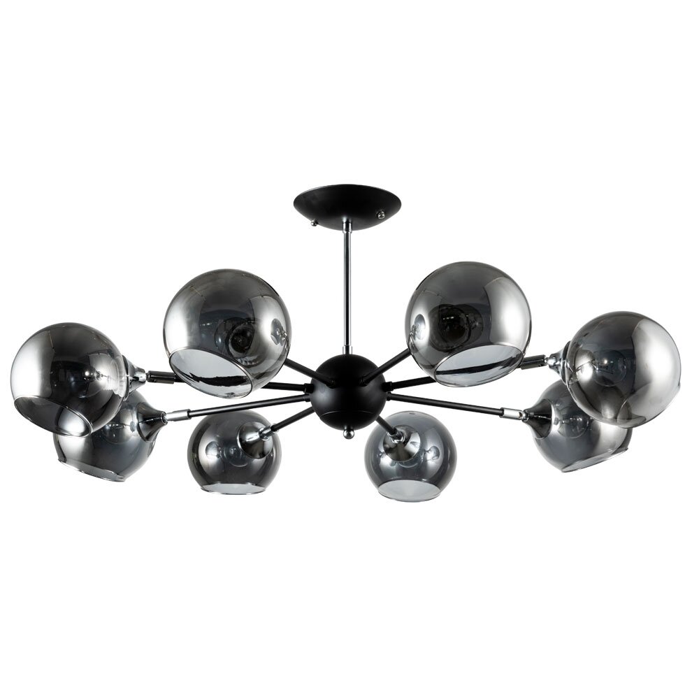 Люстра на штанге Arte lamp Lagos A2708PL-8BK