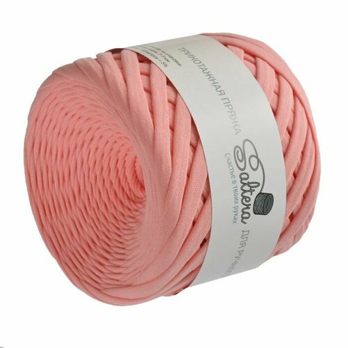 Пряжа SALTERA Пряжа Трикотажная, пудра - 29, 100% хлопок, 1 моток, 320 г, 100 м.