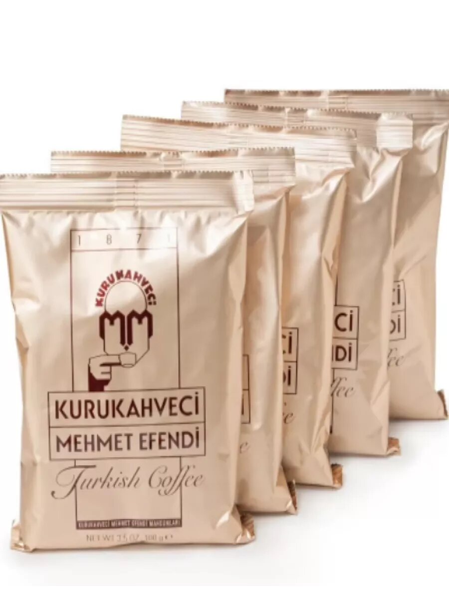 Кофе KURUKAHVECI MEHMET EFENDI 100 гр. x 5 шт
