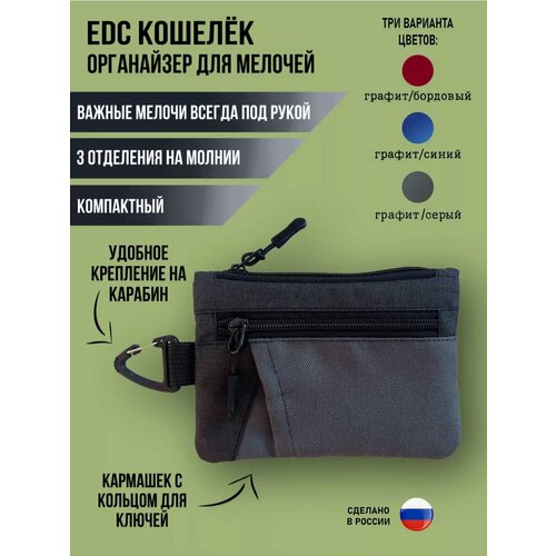 фото Кошелек , серый в поход!