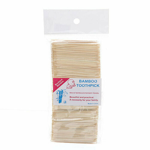 Зубочистки КНР бамбуковые в пакете 1000 шт 359₽