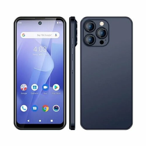 Смартфон WO X200 4ГБ64ГБ память 65 Диагональ экрана Синий 6489₽