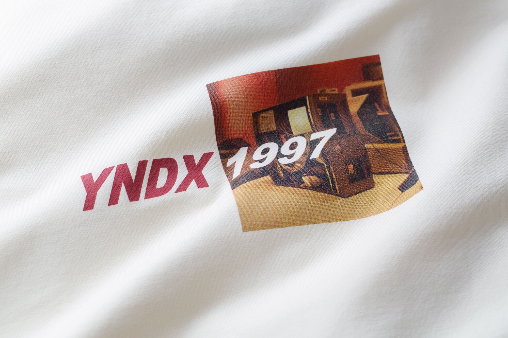 Футболка Яндекс «YNDX 1997», размер XS, белый