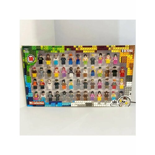 Большой набор человечков майнкрафт фигурки игрушки лего 50шт