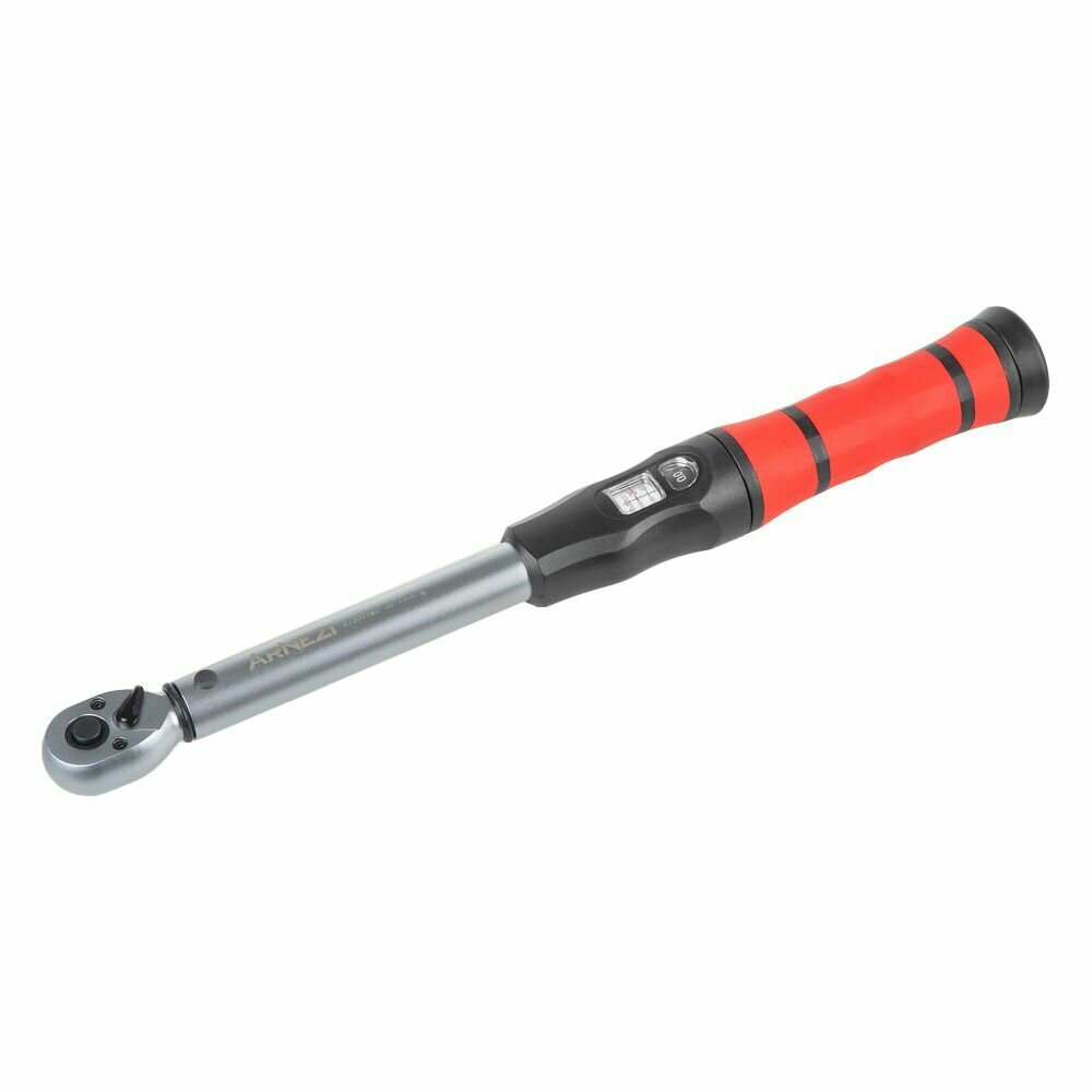 Ключ динамометрический для авто 3/8" 20-100 Нм, 72 зуба, с оптической шкалой, в кейсе L 410мм R7300103 ARNEZI