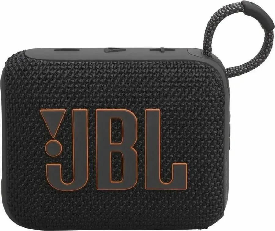 Портативная колонка JBL GO 4 , влагозащита IP67, пластик, черный