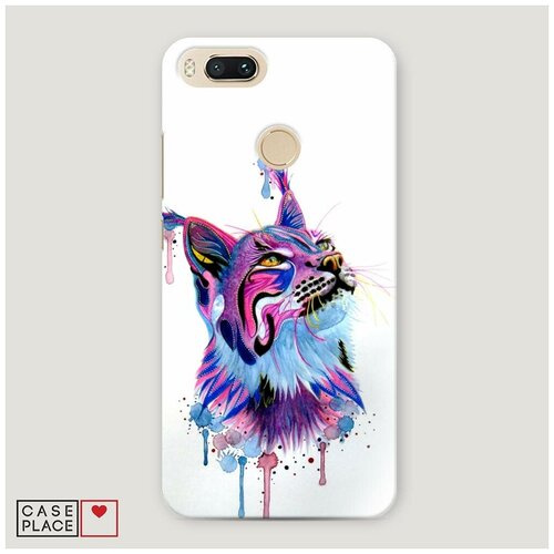 фото Чехол пластиковый xiaomi mi a1 рысь арт 2 case place