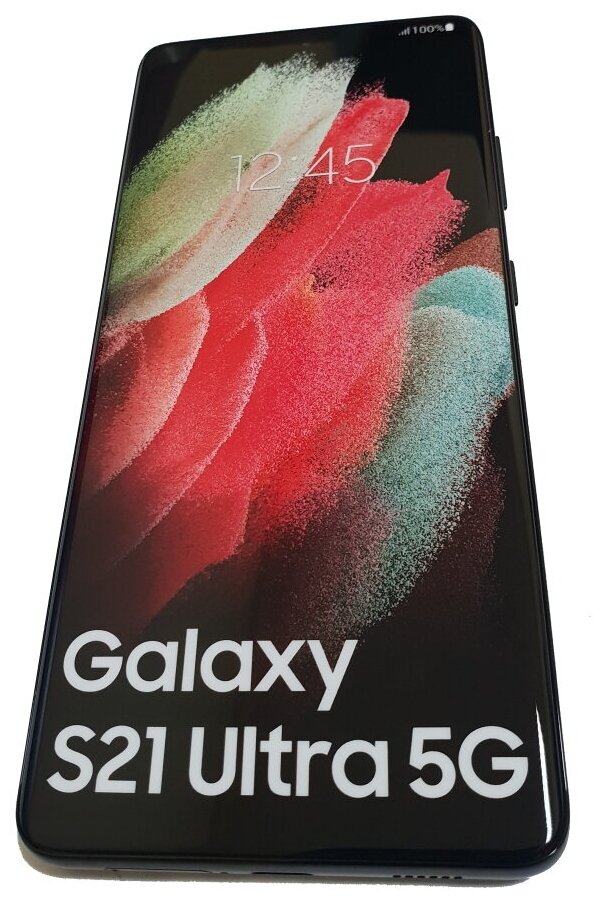 Статичный муляж смартфон Samsung Galaxy S21 Ultra 69" SM-G998 чёрный opигинaльный 228гр.