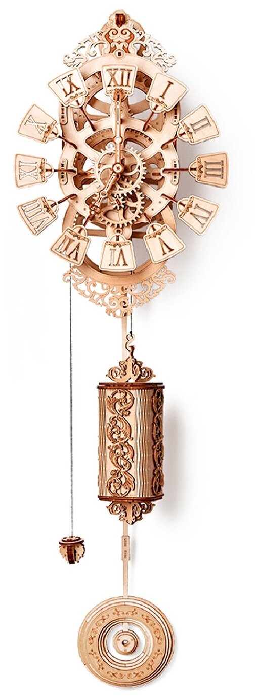 Механическая сборная модель Wood Trick Маятниковые часы (1234-31)