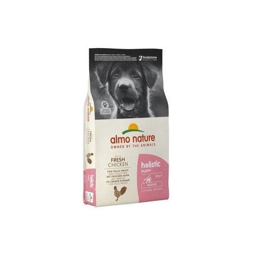 Almo Nature Для Щенков всех пород с Курицей (Holistic - M-L - Puppy Chicken) 730 2 кг 10138