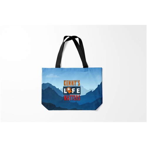 фото Сумка-шоппер / 46х35 см / прикольные надписи / иностранные kennys life matters burnettie