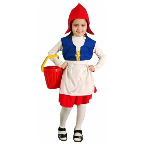 фото Карнавальный костюм "красная шапочка", на рост 122-134 см, 5-7 лет, бока бока с