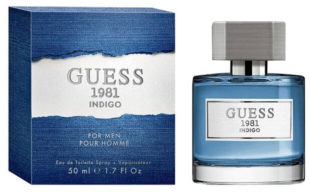 Guess Мужской Guess 1981 Indigo For Men Туалетная вода (edt) 50мл