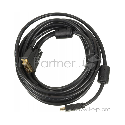 Кабель Ningbo Dvi-d/hdmi 24M/19M 5m позолоченные контакты ферритовые кольца 24M/19M .