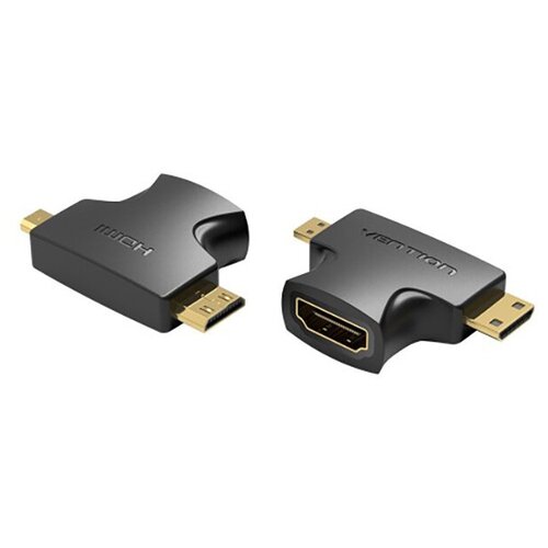 аксессуар vention hdmi 19f mini hdmi micro hdmi agfb0 Аксессуар Vention HDMI 19F - Mini HDMI + Micro HDMI AGFB0