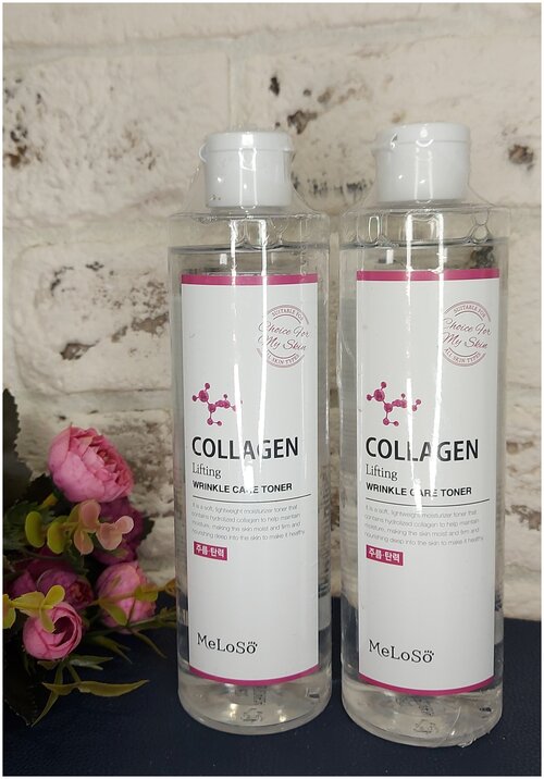 Лифтинг-тонер с морским коллагеном Collagen Lifting Toner Meloso, 300 мл