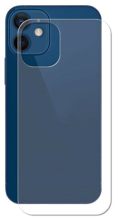 Пленка гидрогелевая LuxCase для APPLE iPhone 12 Transperent 86426 - фото №5
