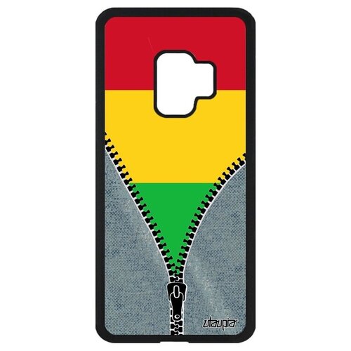 фото Чехол на мобильный // galaxy s9 // "флаг мали на молнии" государственный стиль, utaupia, серый