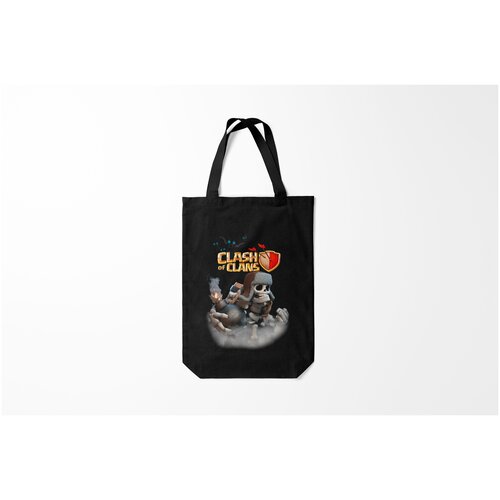 фото Сумка-шоппер / 31х42 см / геймерам / clash of clans/royale clans burnettie
