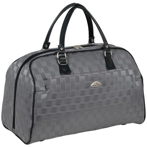 фото Сумка дорожная polar 7052д, 32 л, 28х23х50 см, ручная кладь, серый