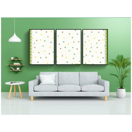 фото Набор модулных постеров для интерьера "задний план, альбом для вырезок, квадрат" 60x90 см. в тубусе, без рамки lotsprints