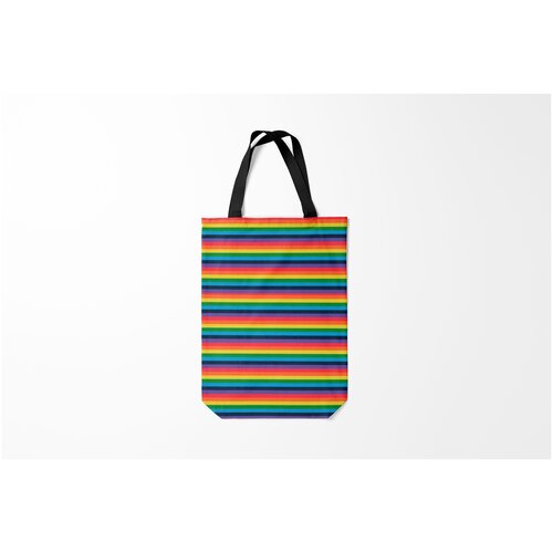 фото Сумка-шоппер / 31х42 см / мемы / радужный флаг burnettie