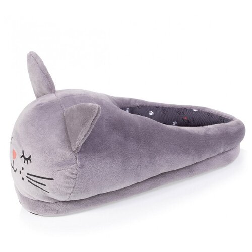 фото Велюровые тапочки бабуши 67275 isotoner (серый), 38-39