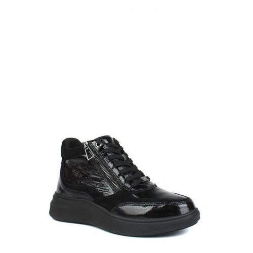 фото Ботинки caprice,натуральная кожа, размер 36 ru, черный