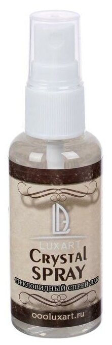 фото LUXART Лак стекловидный глянцевый (спрей) LUXART CrystalSpray, 50 мл, спиртовая основа, не липкий